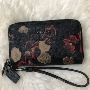 Coach Double-zip Wallet with Wristlet